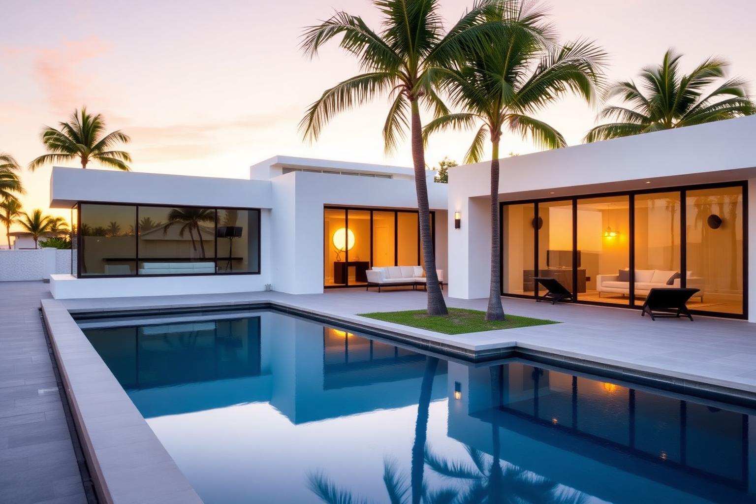 Coral Gables Pool & Living Addition — after